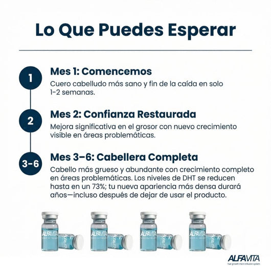 El sistema completo para la caída de cabello en hombres